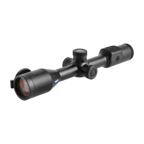 Celownik noktowizyjny PARD Night Stalker 4K v2 50 mm LRF widok po skosie na  lewy bok