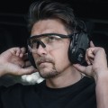 Ochronniki słuchu aktywne RealHunter Active ProSHOT QuadTAC czarne - użytkowanie z okularami ochronnymi