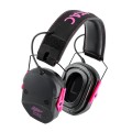 Ochronniki słuchu aktywne RealHunter Active ProSHOT QuadTAC devil pink - widok z boku