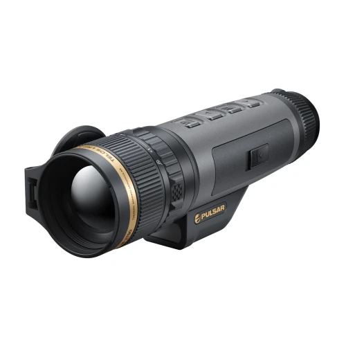 Termowizor Pulsar Telos XT50 LRF widok na lewy bok od przodu