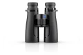 Lornetka Zeiss Victory SFL 10x50 - widok z przodu, pełna sylwetka z oznaczeniem modelu na korpusie