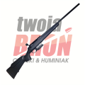 Sztucer Tikka T3x CTR RH Black, kal. .308 Win - broń ułożona po przekątnej, widok z prawej strony