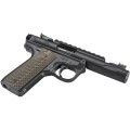 Pistolet Ruger Mark IV 22/45 Lite - zbliżenie na prawą stronę z oknem wyrzutowym i oznaczeniem 22/45