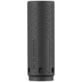 Moderator dźwięku/Tłumik B&amp;T Print-X RBS Compact Inconel Cerakote Black - widok pionowy z boku na teksturowany korpus