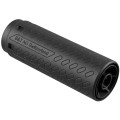 Moderator dźwięku/Tłumik B&amp;T Print-X RBS Compact Inconel Cerakote Black - widok pod kątem na wylot z przegrodami