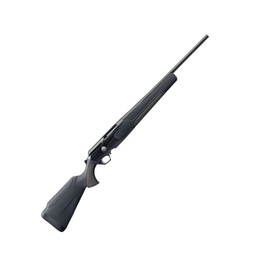 Sztucer Browning Maral 4X Hunter Composite - widok z prawej strony pod kątem, czarna kolba i łoże z tworzywa