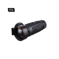 Monokular termowizyjny z dalmierzem Guide Kodiak TK650LS 3.0 - widok z przodu pod kątem na obiektyw z otwartą osłoną