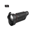 Monokular termowizyjny z dalmierzem Guide TD650LS - widok z przodu pod kątem na obiektyw i okno dalmierza laserowego