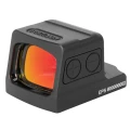 Kolimator Holosun EPS Red Dot 6 MOA - widok z przodu pod kątem, lewa strona z przyciskami jasności