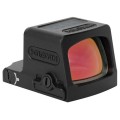 Kolimator Holosun EPS Carry MRS Green Dot Solar Panel - widok z przodu pod kątem, prawa strona z boczną komorą baterii