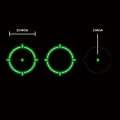 Kolimator Holosun EPS Carry MRS Green Dot Solar Panel - trzy tryby siatki MRS, okrąg 32 MOA i punkt 2 MOA