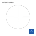 Luneta celownicza Delta Optical TITANIUM HD 2-16x50 4A-S widok na siatkę celowniczą
