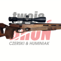 Sztucer CZ 527 Varmint kal. 223 Rem. + luneta Zeiss Conquest 4,5-14x50 widok na środkową część broni
