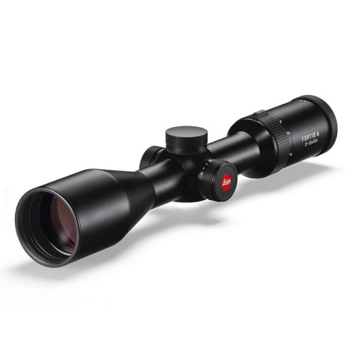 Luneta celownicza Leica Fortis6 2,5-15x56i L-4a z szyną widok od góry na prawy bok