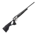 Sztucer Blaser R8 Ultimate Silverstone – widok z lewej strony, pełna sylwetka z lunetą