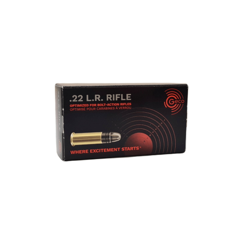 Amunicja Geco .22LR Rifle 2,6 g – opakowanie