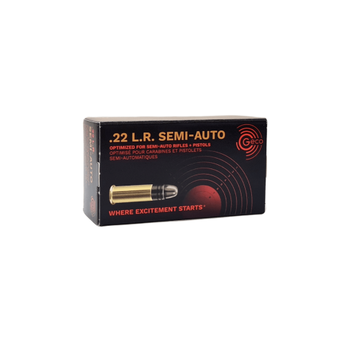 Amunicja Geco .22LR Semi-Auto 2,6 g – opakowanie
