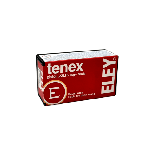 Amunicja Eley Tenex Pistol .22LR – opakowanie