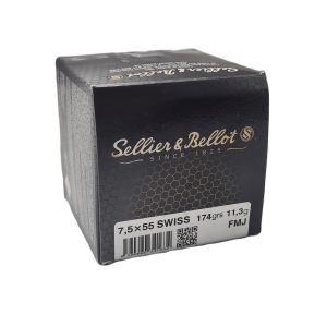 Amunicja Sellier&Bellot 7,5 x 55 Swiss FMJ 11,3 g