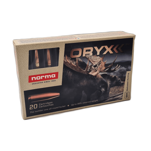 Amunicja Norma 6,5x55 SE Oryx 10,1 g - opakowanie naboi linii Oryx