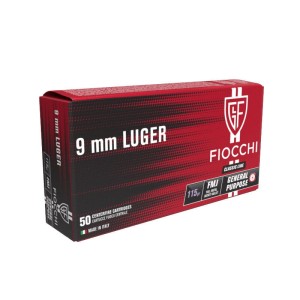Amunicja Fiocchi 9 mm Luger FMJ  7,5 g