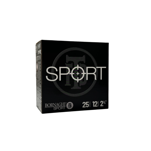 Amunicja Bornaghi 12/70 Sport "9,5" 24 g - widok z przodu pod kątem