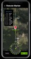 Lornetka Leica GEOVID 10x32 PRO z dalmierzem widok na Ekran aplikacji Leica Ballistics z mapą satelitarną