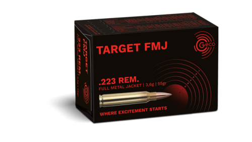 Amunicja Geco .223 Rem. Target FMJ 3,6 g – opakowanie