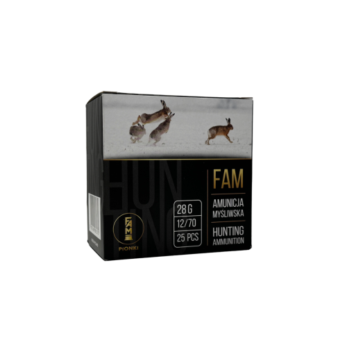Amunicja Fam Pionki kal. 12/70 "2" 28 g GW – widok opakowania