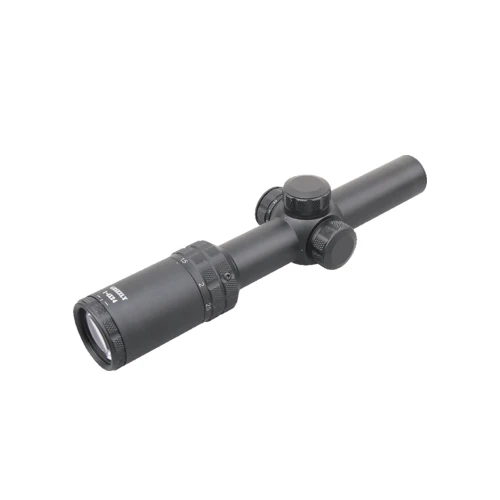 Luneta celownicza Vector Optics Grizzly 1-4×24 - widok z przodu pod kątem