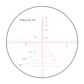Luneta Vector Optics Continental x8 4-32×56 Tactical SFP - widok siatki celowniczej powiększenie 32x