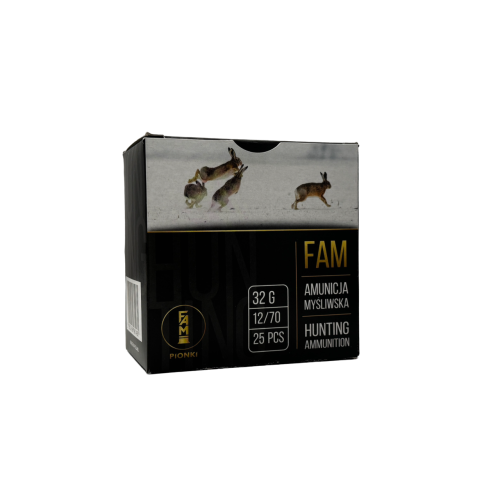 Amunicja Fam Pionki kal. 12/70 "2" 32 g GW – widok opakowania