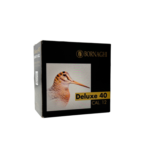 Amunicja Bornaghi kal. 12/70 "4" Deluxe 40 g - widok z przodu pod kątem