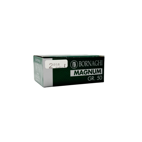 Amunicja Bornaghi 12/76 Magnum "2" 50 g - widok z przodu pod kątem