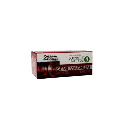 Amunicja Bornaghi 12/70 Semi Magnum "2" 40 g - widok z przodu pod kątem