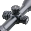 Luneta Vector Optics Aston 3-18x44 SFP – detal regulatorów elewacji i windage, widok z góry