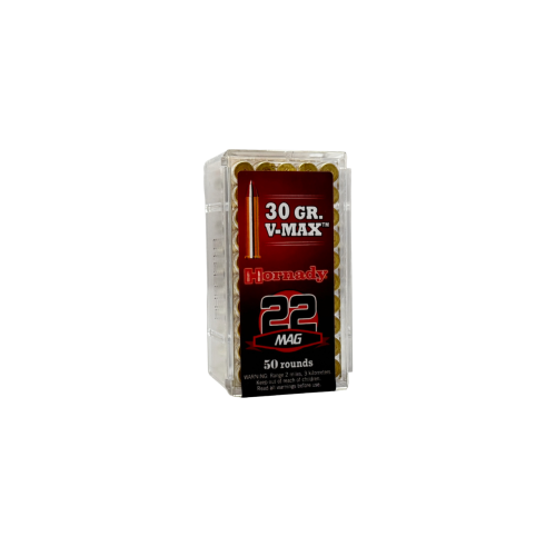 Amunicja Hornady .22 WMR V-Max 1,94 g – opakowanie z nabojami