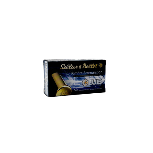 Amunicja Sellier&Bellot .22LR Club 2,6 g - widok z przodu