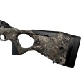 Sztucer Sako S20 Hunter Camo - zbliżenie na tylną część kolby, płytka amortyzująca