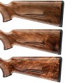 Sztucer Blaser R8 Success - zbliżenie na kolbę drewnianą