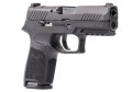 Pistolet Sig Sauer P320 Compact - zbliżenie na lufę, widok z prawej strony