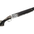 Beretta 686 Silver Pigeon I Sporting - zbliżenie na baskile z grawerem, kurek i spust