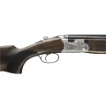 Beretta 686 Silver Pigeon I Sporting - zbliżenie na zamek i baskile z prawej strony