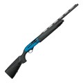 Beretta 1301 Comp Pro - strzelba z niebieskim odbiornikiem i czarną kolbą, widok z prawej