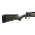 Sztucer dwutaktowy Savage Impulse Hog Hunter - zbliżenie na kolbę i chwyt pistoletowy