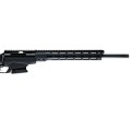 Karabin Tikka T3x Tact A1 - widok z lewej na przednią część łoża z szyną M-LOK i długą lufą