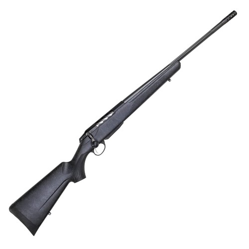 Sztucer Tikka T3x Lite Roughtech Black - widok ukośny, czarna lufa i kolba