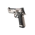 Beretta 92X Performance - pistolet 9mm, widok z prawej pod kątem, okładziny