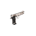 Beretta 92X Performance - pistolet 9mm, widok z lewej pod kątem, całe ujęcie