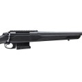 Sztucer Tikka T3x Compact Tactical Rifle CTR LH leworęczny - zbliżenie na przednią część z szyną Picatinny i spustem